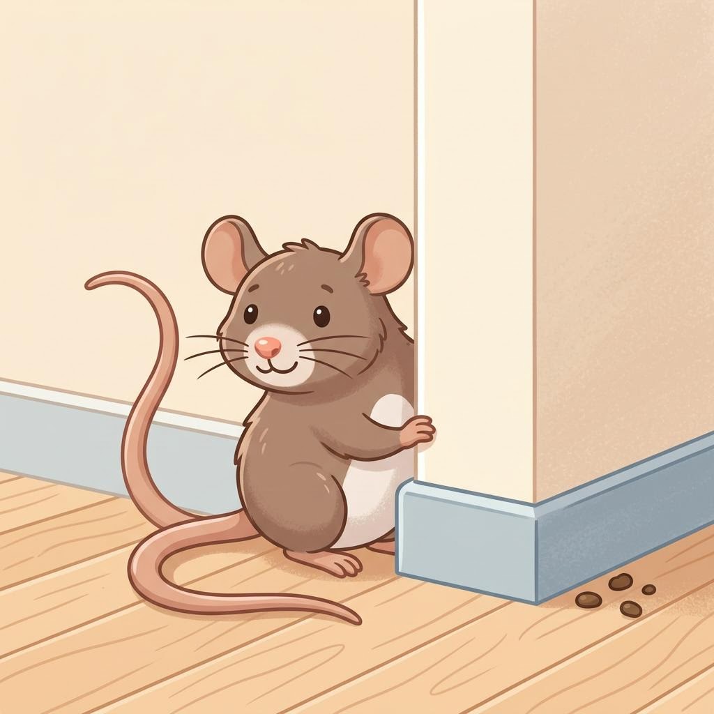 老鼠(Rat / Mouse)卡通插圖